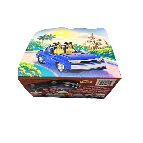 The Chevron Cars Autopia Cars Disneyland Retired - Stickers & Postcard Incl 2000 - Picture 4 of 6